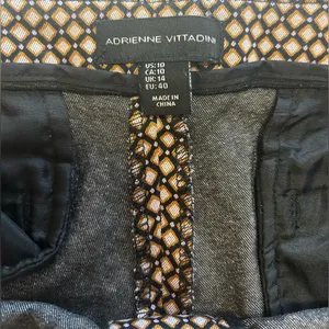 Adrienne vittadini multicolored skinny leg pants size 10 thumbnail 3