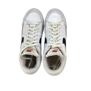 Nike Low Platform Shoes Court Legacy 8 White Black Hemp Sneakers DM7590-100 thumbnail 3