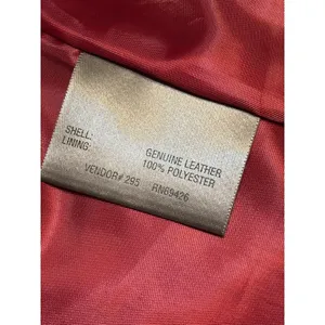 Pelle Studio Black Leather Blazer Jacket Women's Size XL Red Satin Lining thumbnail 4
