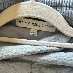My Mum Made It Blue Corduroy Oversized Shacket XS S thumbnail 5