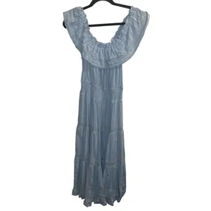 ✨Urban Outfitters Dress Forum Off-Shoulder MIDI Sz Large Dress✨ thumbnail 7