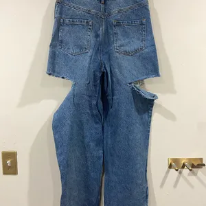 J.ING Blue Denim Wide Leg Jeans thumbnail 3