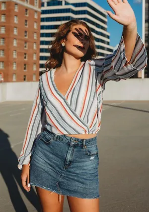 Sadie & Sage Rainbow Wide Sleeve thumbnail 1