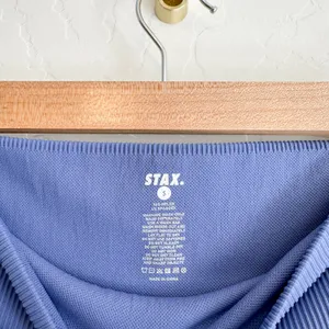 Stax | Seamless Premium Collection Athletic Biker‎ Shorts in Blue thumbnail 6
