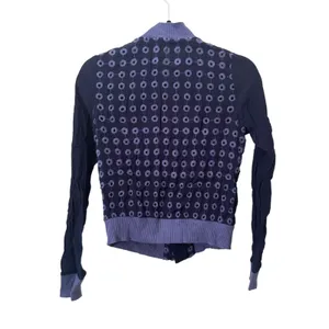 ANTHROPOLOGIE Amadi Eyelet Zippered Light Bomber‎ Jacket Sz Small thumbnail 4