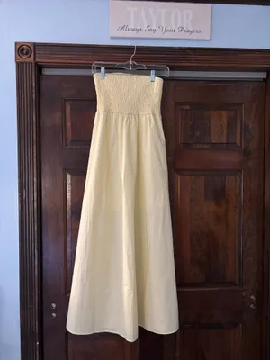 Meet Me There Butter Yellow Maxi Dress thumbnail 2