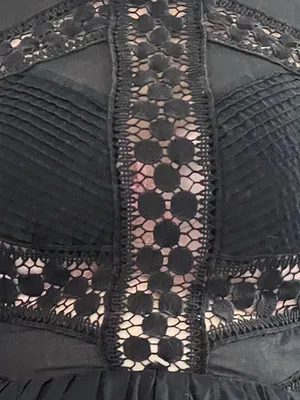 Free People black lace dress thumbnail 6