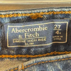 569 | Abercrombie & Fitch‎ Simone Womens 27 4R High Rise Slim Jeans Blue thumbnail 3