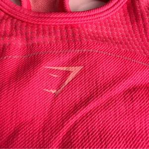 Gymshark Ultra Seamless Hot Pink Crop Top Back Cut Outs TikTok famous XS thumbnail 10