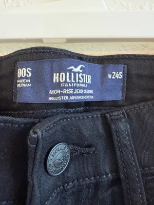 Hollister Ripped Black Skinny Jeans thumbnail 4