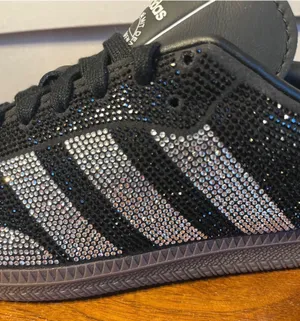Adidas Samba OG Black and Silver Rhinestones women’s 8.5 thumbnail 2