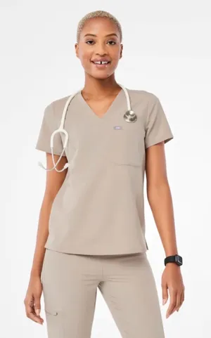 FIGS Catarina One-Pocket Scrub Top Medium‎ hospital workwear nurse layered thumbnail 1