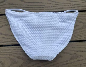 NWT aerie extra small andie x demi Moore white eyelet crochet bikini bottom thumbnail 6
