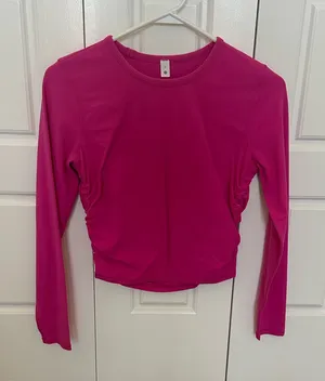 Lululemon Athletica Fuchsia Long Sleeve Top thumbnail 1
