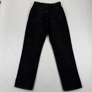 Reformation Jeans Womens Size 26 Black High Rise Button Fly Straight Leg Denim‎ thumbnail 12