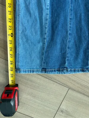 American Eagle Low Rise Ultra Wide Leg Baggy y2k punk grunge Jeans Blue 8 thumbnail 9