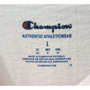 Champion Authentic‎ Athleticwear T-Shirt Crew Neck Short Sleeve Pink L thumbnail 3