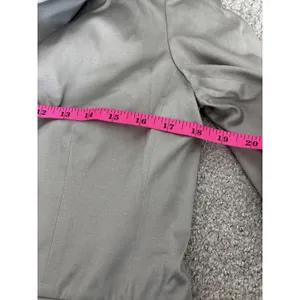 Alice + Olivia Blazer‎ M Taupe Grey TOWORK Single Button Professional Tailored thumbnail 5