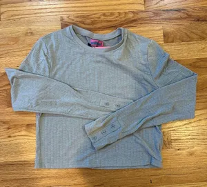 Edikted Homey Pointelle Long Sleeve T Shirt thumbnail 2