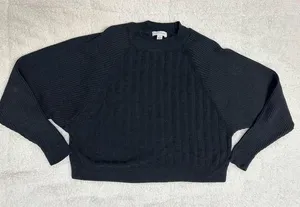 Topshop cropped knit sweater size 8/10 thumbnail 1