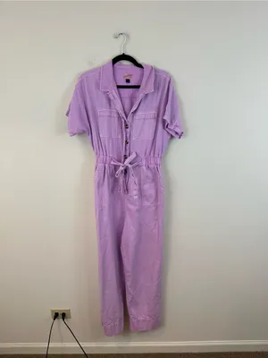 Universal Thread Lavender Utility Jumpsuit Boilersuit Size 6 Women's thumbnail 2
