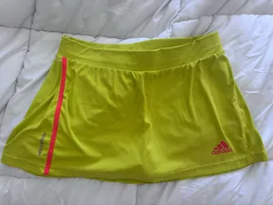 Bright yellow Adidas Tennis skirt thumbnail 6