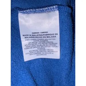 Nike NFL New York Giants‎ Royal Blue Pullover Hoodie Women Large Graphic Swoosh thumbnail 4