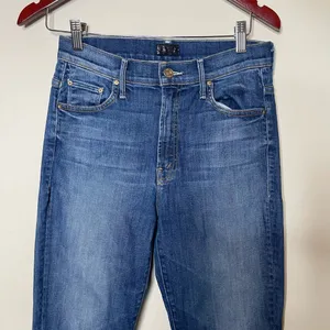 MOTHER The Insider Crop Step Fray not rough enough Jeans sz 28 thumbnail 4