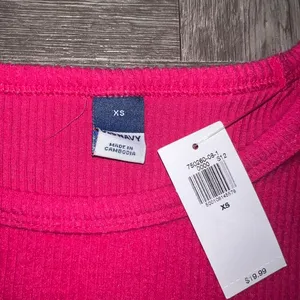 Old Navy NEW Pink Ribbed Long Sleeve Shirt Size XS thumbnail 2