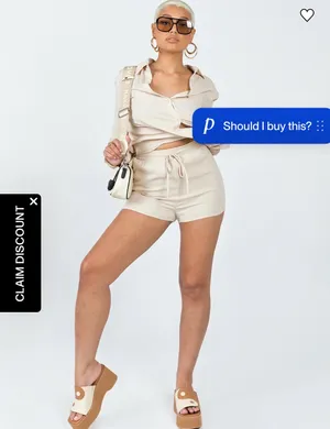 Princess Polly Chloe set tan thumbnail 3