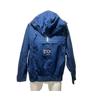 Esprit Vintage Unisex Windbreaker Jacket Blue Hooded Size S thumbnail 4