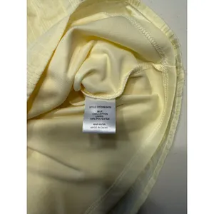 Dee Elly Butter Yellow Striped Tie Shoulder Babydoll Mini Dress Size‎ M thumbnail 3