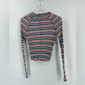 Free‎ People Mirror Tee in Blue size small thumbnail 4