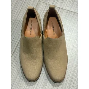 Lucky Brand LP-Vennia Dune Nubuck Leather Chelsea Ankle Booties Women’s 7 thumbnail 2