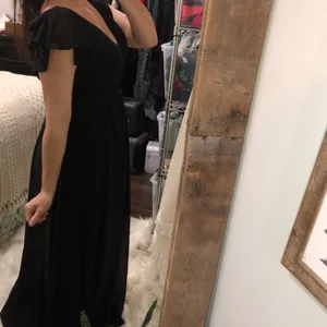Azazie black formal maxi dress size 4 thumbnail 7