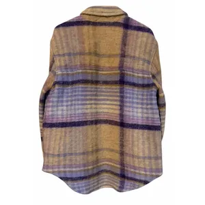 Wilfred Free Aritzia The Ganna Shirt Jacket‎ Elaine Violet Purple Women's Size M thumbnail 2
