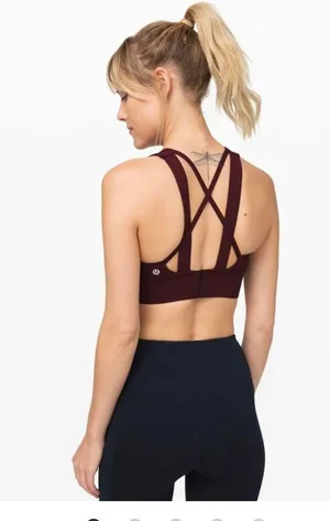 Lululemon Breathe It In Medium Support C/d Cup Size 8 thumbnail 7