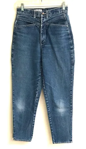 Vintage Taboo Retro high waisted high-rise tapered leg denim jeans 26*‎ thumbnail 1