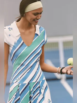 Anthropologie Daily Practice Pleated Performance Dress thumbnail 3