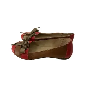 Fly London flats red brown women's size 37 US 6.5/7 thumbnail 4