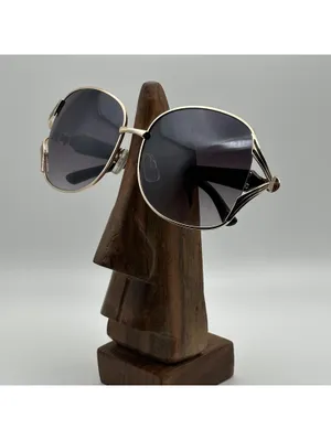Jessica Simpson Gold Tone Square Gradient Sunglasses Black Temples thumbnail 2