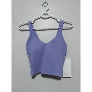 Lululemon NWT Align Nulu Tank Top in Lilac Smoke Size 4 thumbnail 3