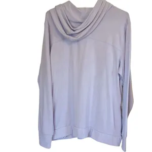 Tek Gear Women's XL Purple Lightweight Hoodie Cowl Neck Activewear thumbnail 2