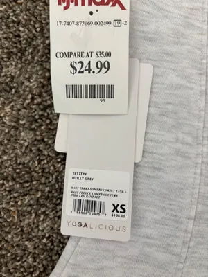 Yogalicious Heather Grey Tank Top thumbnail 4