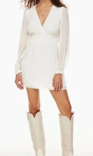 Aritzia Wistful White Dress thumbnail 1
