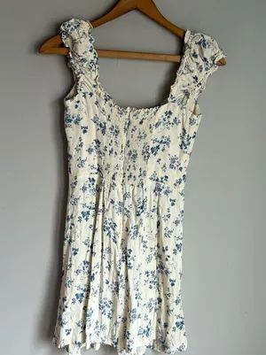 Reformation Pacey short-sleeve mini dress in Lula Floral 6 thumbnail 3