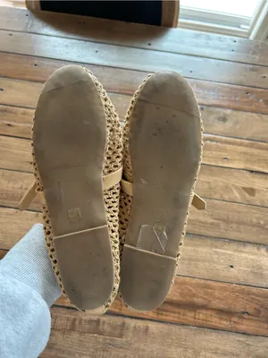 Coconuts by Matisse Nolita Mary Jane Woven Ballet Flats Tan 8 thumbnail 9