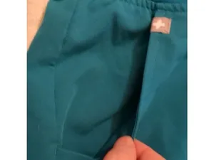 Figs teal jogger scrub pants size XXS thumbnail 4