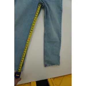 Abercrombie & Fitch The 90s Straight Ultra High Rise JeansLight Wash Blue 35 20R thumbnail 6