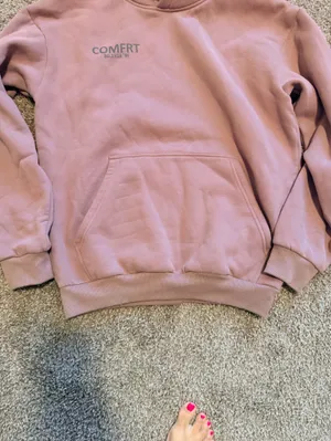 Comfrt unisex oversized coordinate hoodie size small orchid Sold out color! thumbnail 6